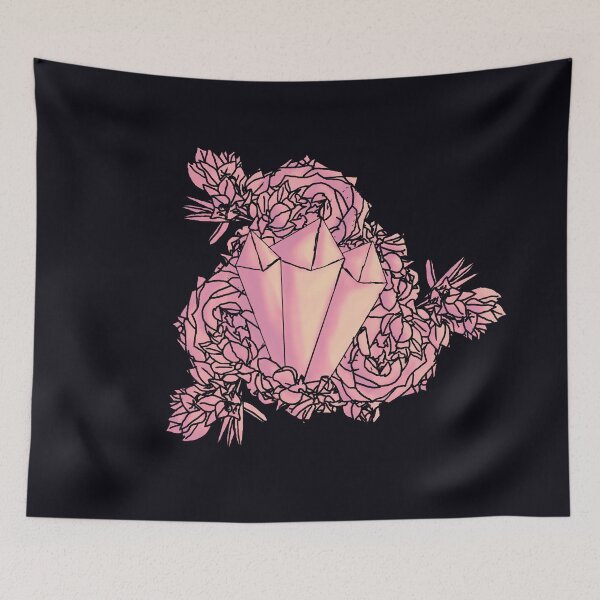 Aperçu de l'œuvre Fleurs & Cristaux créée et vendue par Aru's Wares.