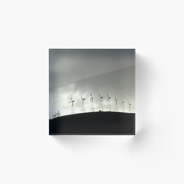 Windfarm California Acrylic Block