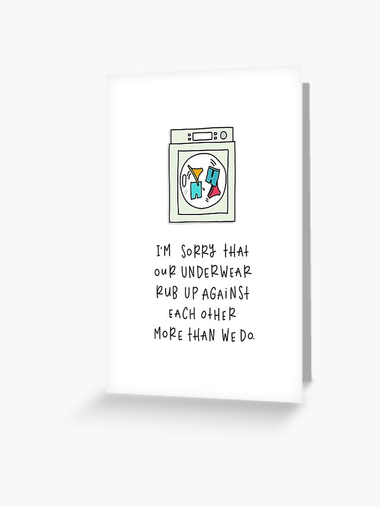 Funny Anniversary Card For Husband For Wife Underwear Greeting Card By Itslilpeanut Redbubble