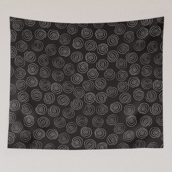 Item preview, hand drawn pattern spiral seamless designed and sold by Kseniavasil.