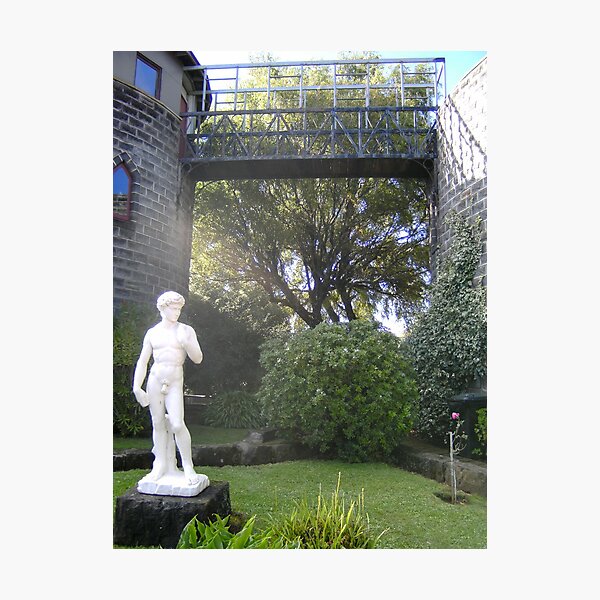 Kryal Castle - Ballarat (David statue) Photographic Print