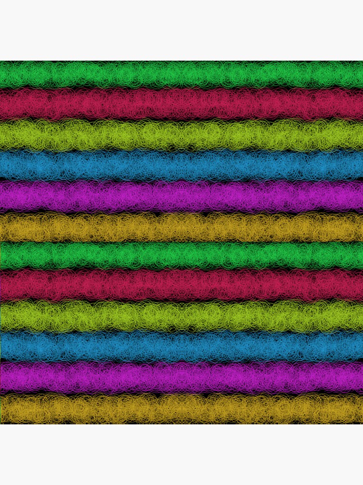 Thumbnail 3 of 3, Sticker, Colorful Fleece of Wool (H) designed and sold by Vk91art.