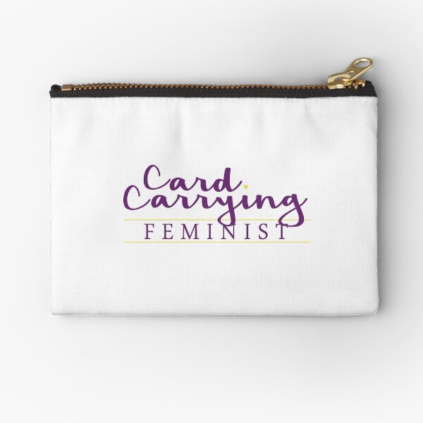 Card Carrying Feminist Zipper Pouch