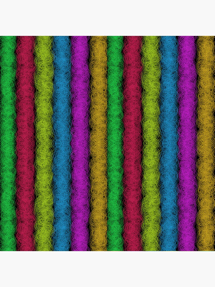Thumbnail 3 of 3, Sticker, Colorful Fleece of Wool (V) designed and sold by Vk91art.