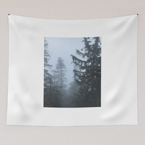 Item preview, Grouse Mountain - A photograph of misty pine trees from Grouse Mountain in Vancouver, Canada designed and sold by Brooke Figer.
