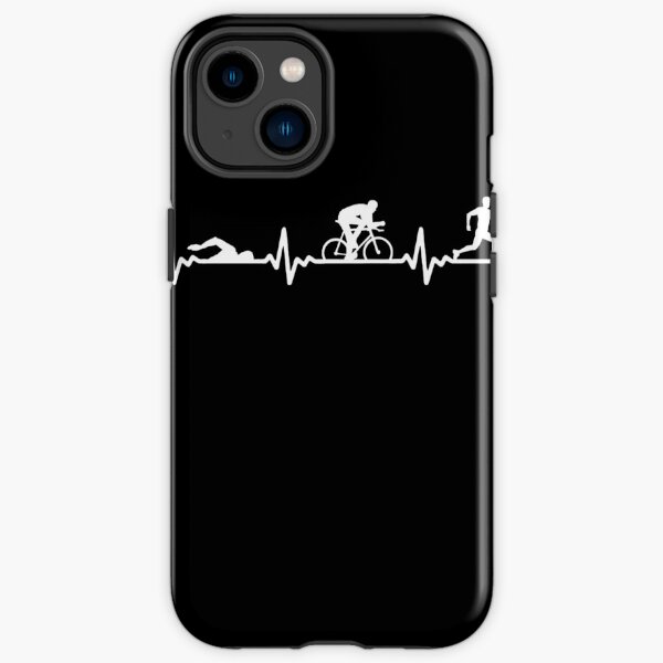 ECG battement de coeur de triathlon Coque antichoc iPhone