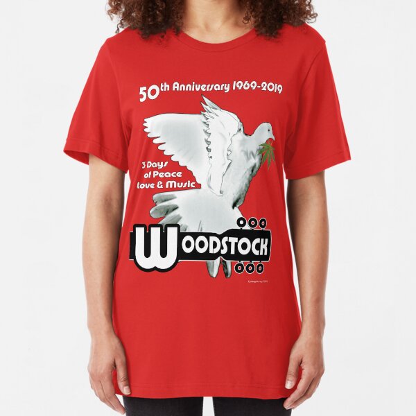 Woodstock: 3 Days of Peace, Love & Music Slim Fit T-Shirt