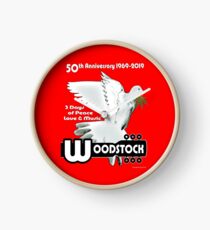 Woodstock: 3 Days of Peace, Love & Music Clock