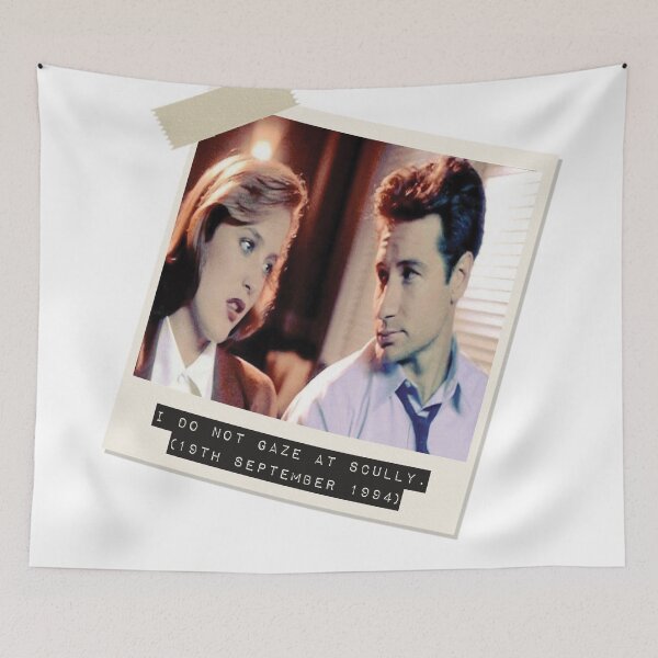 Item preview, I Do Not Gaze At Scully - MSR Mulder and Scully designed and sold by ChazumsIOW.