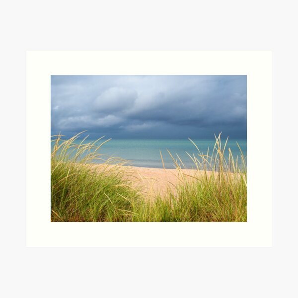 Glen Arbor Michigan - A photo of the beach and crystal clear lake in Michigan Art Print