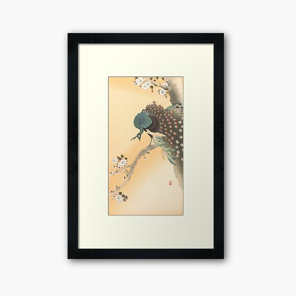 Aperçu de l'œuvre Paon par Ohara Koson créée et vendue par topower.