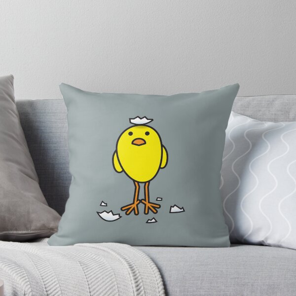 Item preview, Cute Freshly Hatched Boldly Staring Yellow Chick designed and sold by CleverPencil.