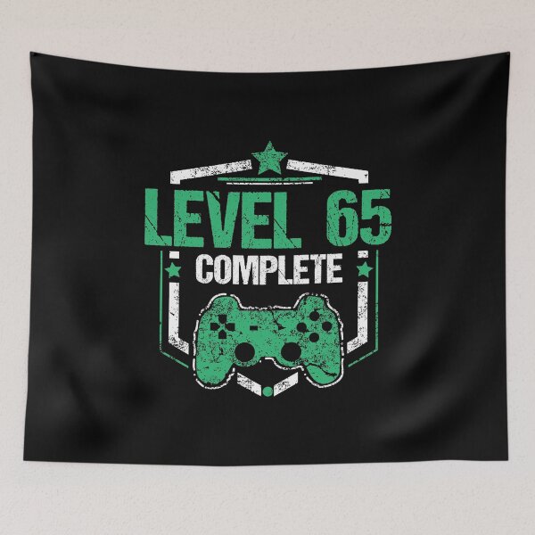 Item preview, Gamer Shirt Level 65 Complete Gaming Birthday Gift Tee designed and sold by haselshirt.