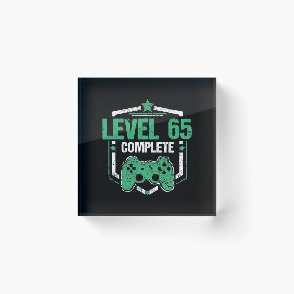 Item preview, Gamer Shirt Level 65 Complete Gaming Birthday Gift Tee designed and sold by haselshirt.