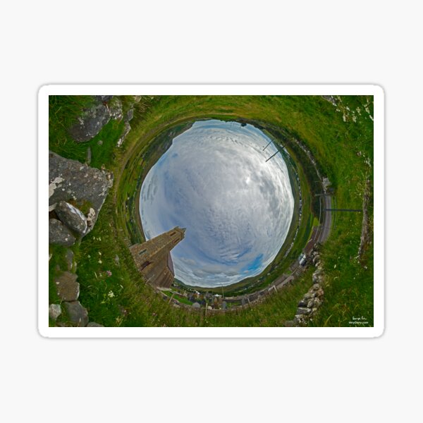 Glencolmcille Church - Sky In Sticker