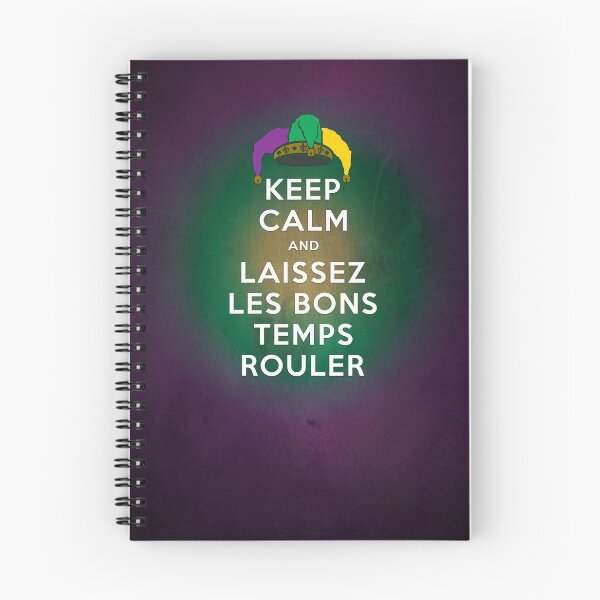 Item preview, KEEP CALM and LAISSEZ LES BONS TEMPS ROULER designed and sold by Peregrinus Creative.