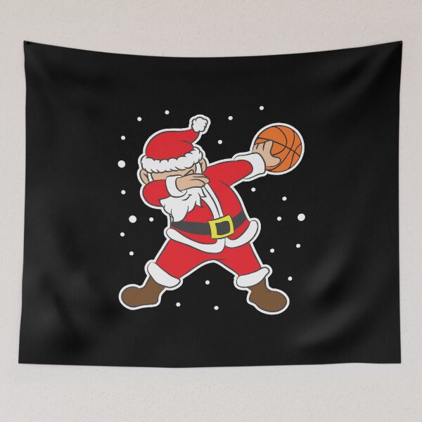 Item preview, Christmas Xmas Santa Basketball Holiday Gift Idea designed and sold by haselshirt.