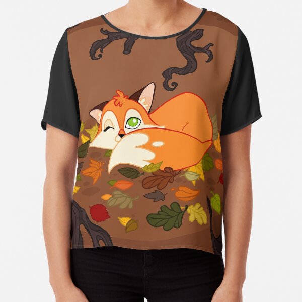 Le Renard de l'Automne Top mousseline