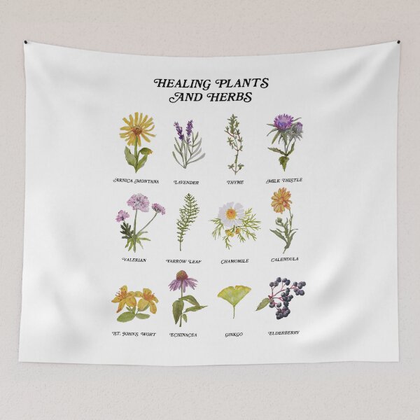 Item preview, Healing Plants and Herbs designed and sold by theKindredPines.
