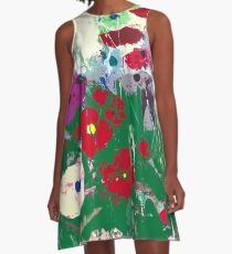 Garden Delight A-Line Dress