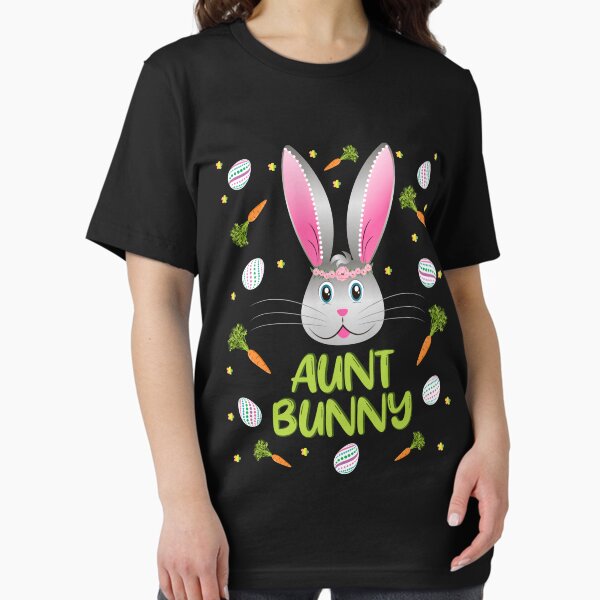 Item preview, Aunt Bunny Easter Rabbit Carrot Egg Hunt Women Adult Gift designed and sold by ZNOVANNA.