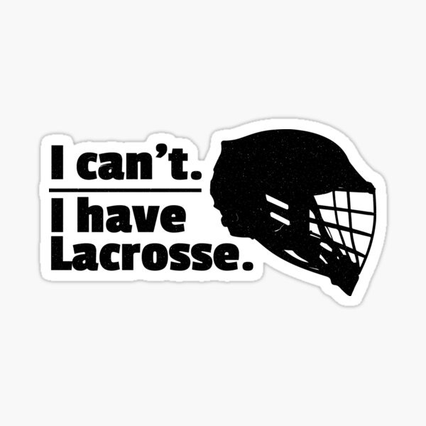 American Vinyl It Takes Balls to Play Lacrosse Sticker Shaft Stick Ball Decal