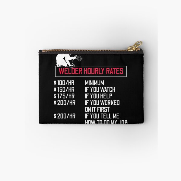 Item preview, Welder Hourly Rates designed and sold by MooonTees.