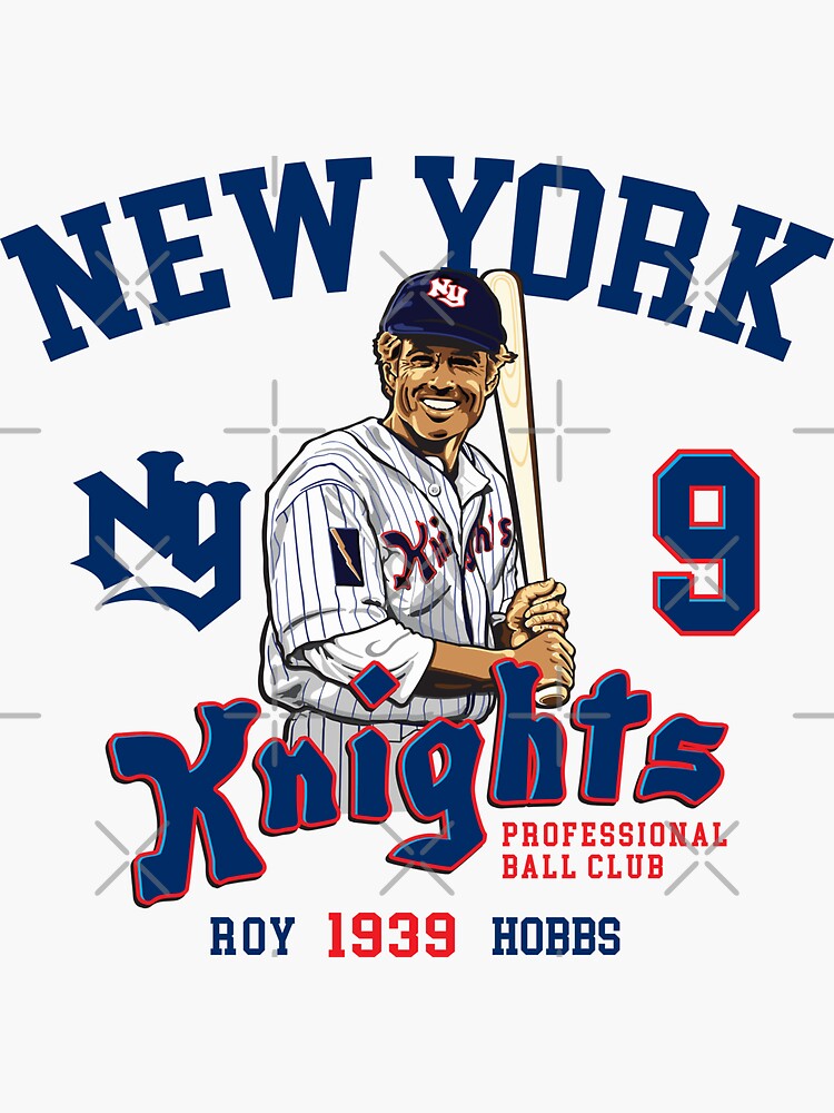 Roy Hobbs 9 NY Knights Baseball Jersey The Natural