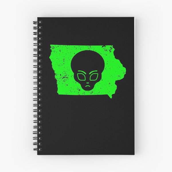Item preview, UFO Sightings Alien Head Design UFO Coverup Iowa designed and sold by drwigglebutts.