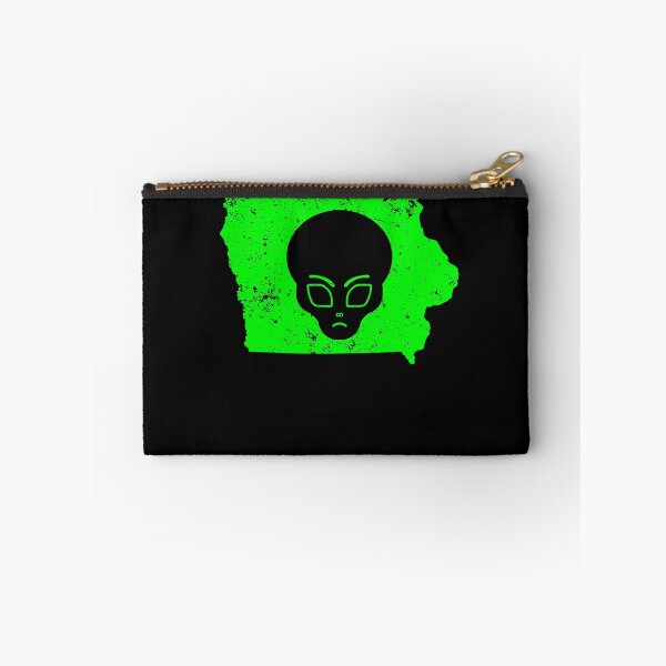 Item preview, UFO Sightings Alien Head Design UFO Coverup Iowa designed and sold by drwigglebutts.