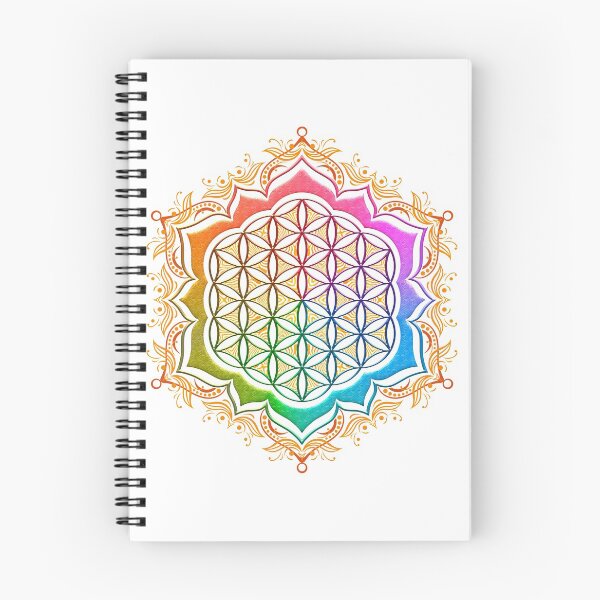 Item preview, Rainbow Flower of Life with Lotus designed and sold by Lilyas.