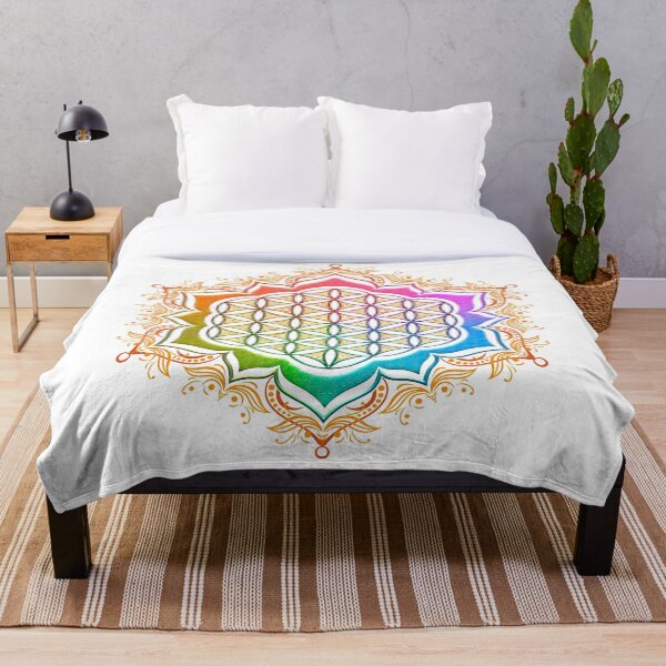 Item preview, Rainbow Flower of Life with Lotus designed and sold by Lilyas.