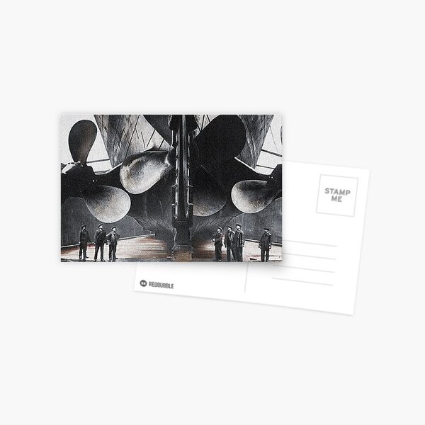 Titanic Giant Propeller Blades Postcard