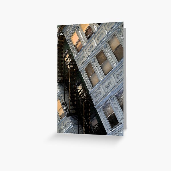 Flat building pm Greeting Card