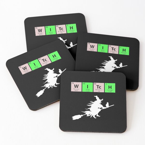 Item preview, Periodic Table Witch with Witch Graphic designed and sold by Gold Wings Tees.