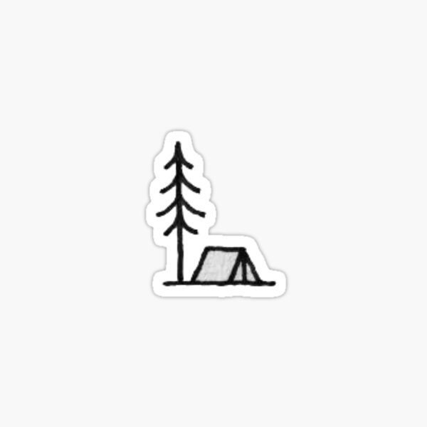 small campsite Sticker