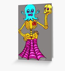 Beautiful Ghost Face Greeting Card