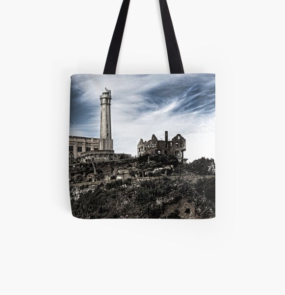 Alcatraz Island All Over Print Tote Bag