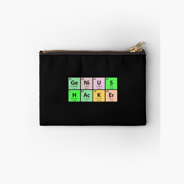 Item preview, Genius Hacker Periodic Table designed and sold by Gold Wings Tees.