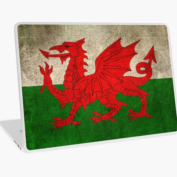 Aperçu de l'œuvre Drapeau du Pays de Galles ancien, usé et vieilli créée et vendue par JeffBartels.