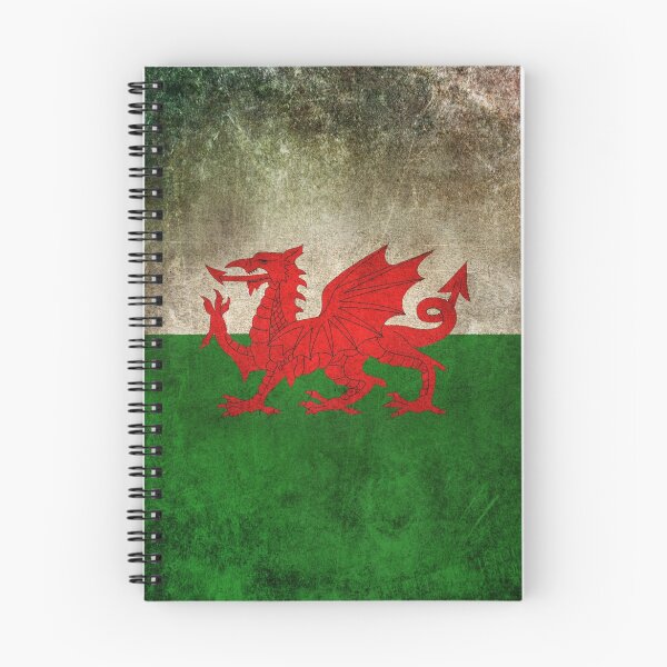 Item preview, Old and Worn Distressed Vintage Flag of Wales designed and sold by JeffBartels.