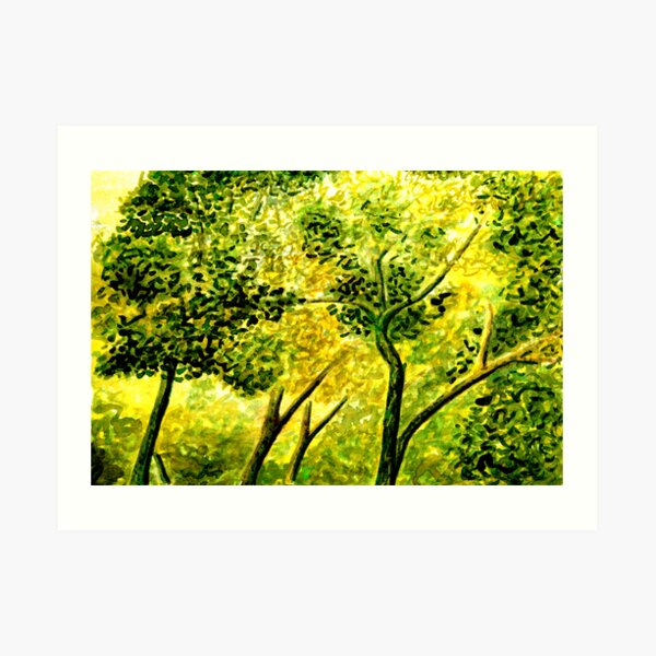 Honey Leaflight Art Print