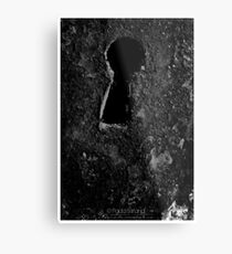 Through The Keyhole Metal Print