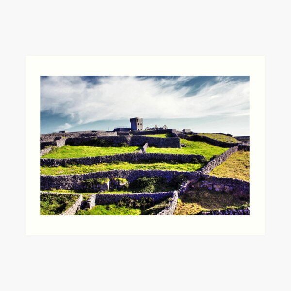 The fort on top of the hill Art Print