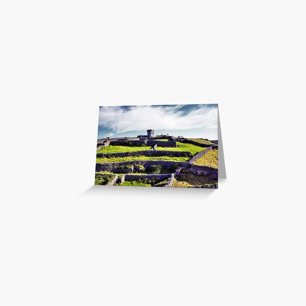 The fort on top of the hill Greeting Card