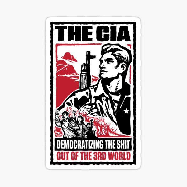CIA 3rd World Sticker
