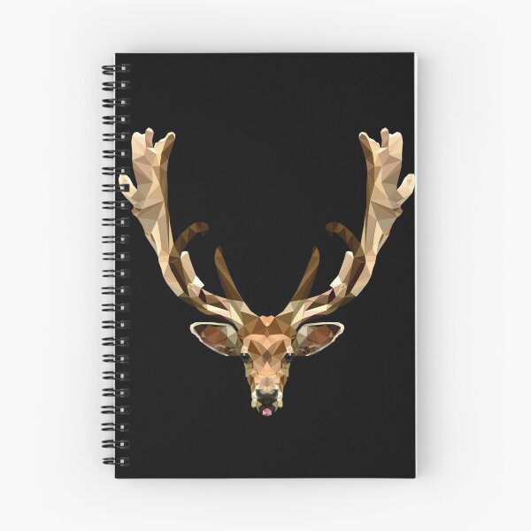Item preview, Deer stag head deer antler polygon designed and sold by withpassion.