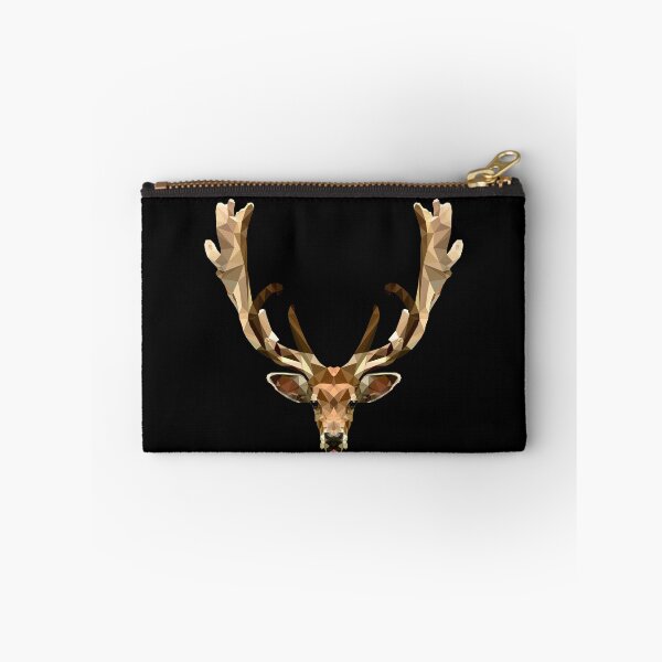 Item preview, Deer stag head deer antler polygon designed and sold by withpassion.