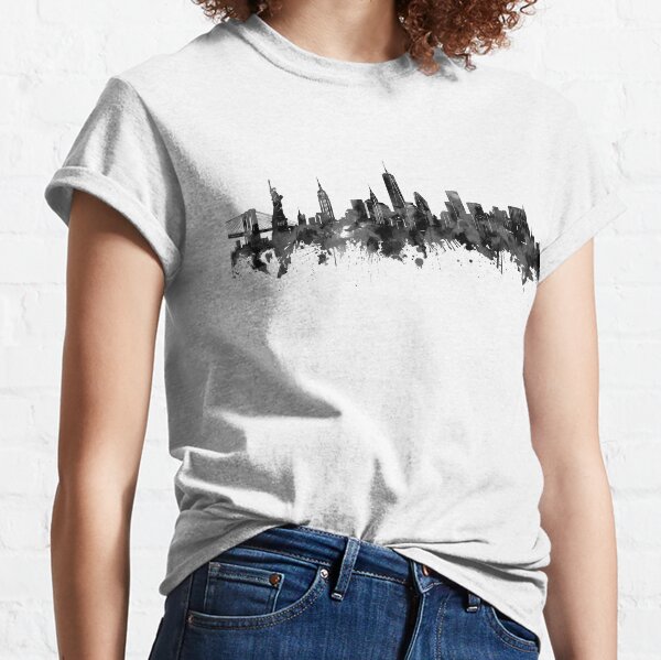 New York City Skyline - USA - Yankee T-shirt