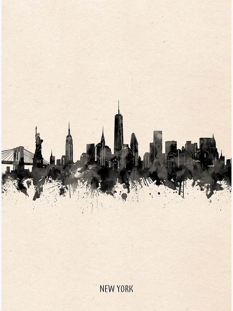 "new york skyline" Poster by BekimART Redbubble